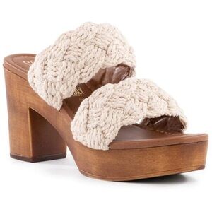 Seychelles Cream Braided Sandals